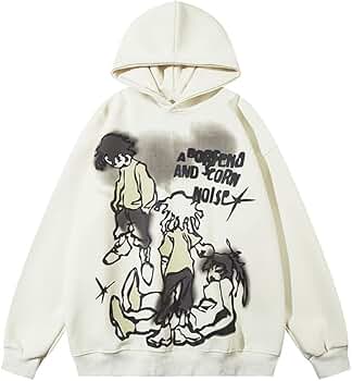 Y2k Hoodie for Women Men Fashion Carton Hoodie Retro Casual Hip